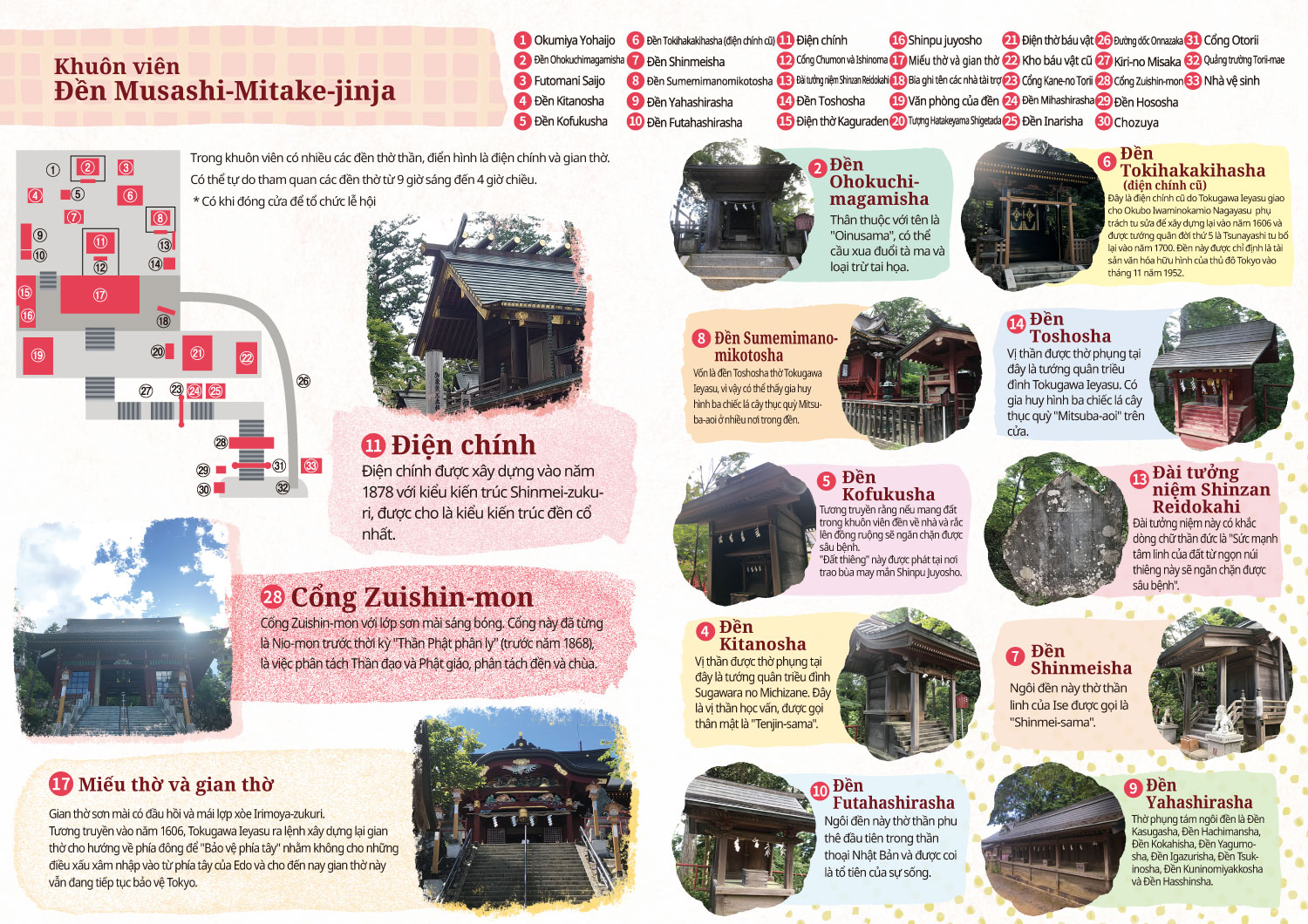 Khuôn viên Đền Musashi-Mitake-jinja